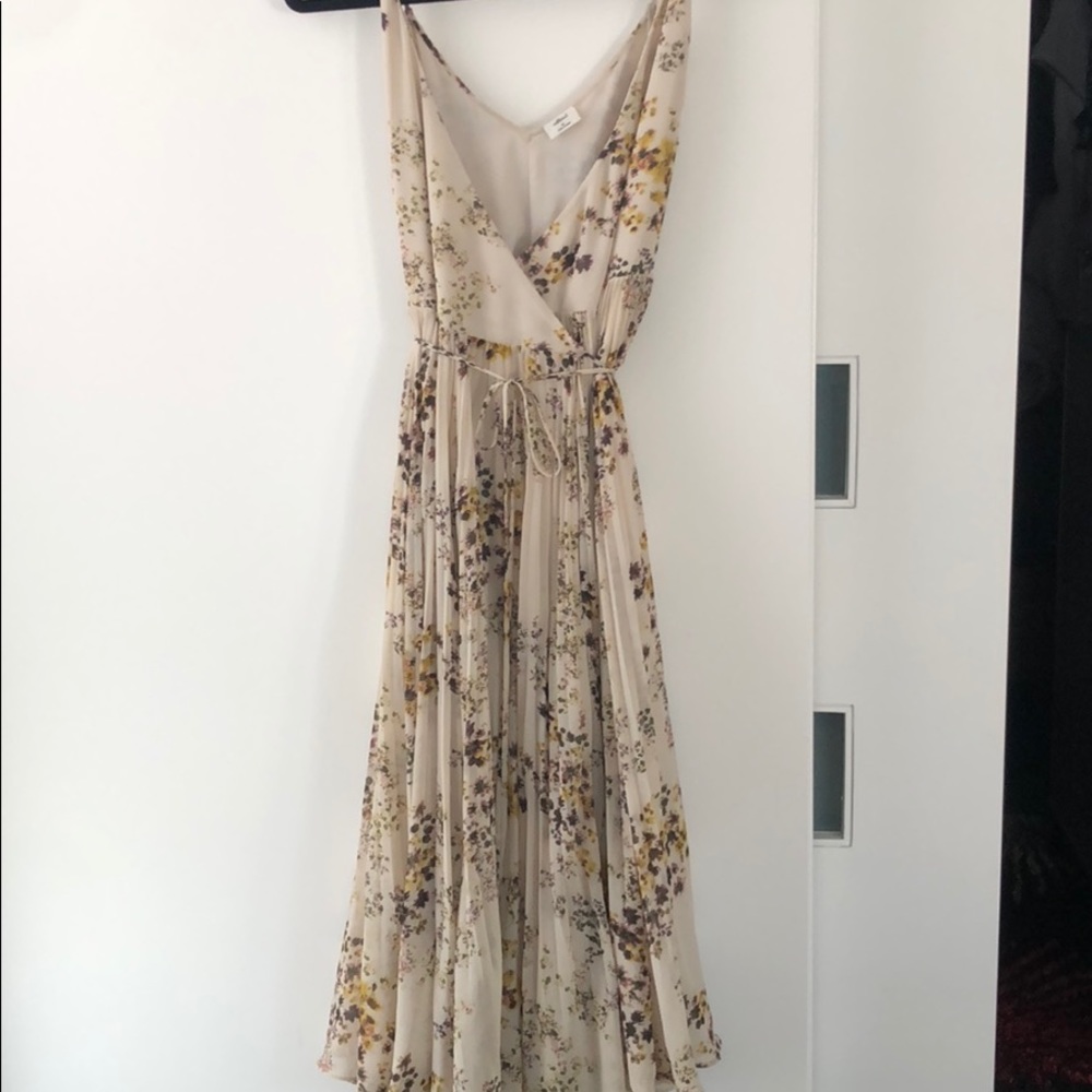 Wilfred floral wrap dress